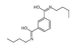 1-N,3-N-dibutylbenzene-1,3-dicarboxamide结构式