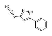 3-azido-5-phenyl-1H-pyrazole Structure