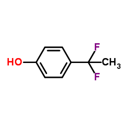 4-(1,1-Difluoroethyl)phenol结构式