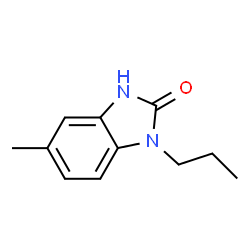 2H-Benzimidazol-2-one,1,3-dihydro-5-methyl-1-propyl-(9CI)结构式