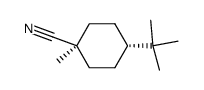 4-tert-butyl-1-methylcyclohexanecarbonitrile结构式