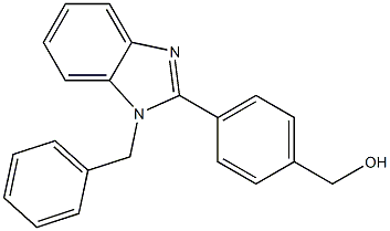 [4-(1-Benzyl-1H-benzoimidazol-2-yl)-phenyl]-methanol结构式