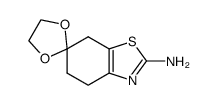 2-amino-6-(ethylenedioxy)-4,5,6,7-tetrahydrobenzothiazole Structure