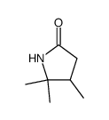 4,5,5-triMethyl-2-Pyrrolidinone结构式