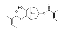 3,7-bis-(2-methyl-but-2-enoyloxy)-tropan-6-ol Structure