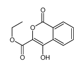 ethyl 4-hydroxy-1-oxoisochromene-3-carboxylate结构式