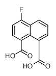 4-fluoronaphthalene-1,8-dicarboxylic acid Structure