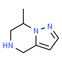 7-methyl-4H,5H,6H,7H-pyrazolo[1,5-a]pyrazine Structure