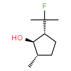 Cyclopentanol, 2-(1-fluoro-1-methylethyl)-5-methyl-, [1-alpha-,2-ba-(R*),5-ba-]- (9CI)结构式