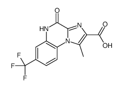 1-methyl-4-oxo-7-(trifluoromethyl)-5H-imidazo[1,2-a]quinoxaline-2-carboxylic acid Structure