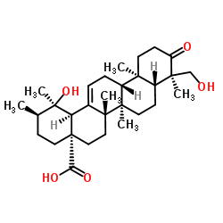 Rotundanonic acid structure