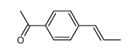 Ethanone, 1-[4-(1-propenyl)phenyl]- (9CI) structure