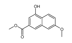 Methyl 4-hydroxy-7-methoxy-2-naphthoate Structure