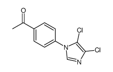 1-[4-(4,5-DICHLORO-1H-IMIDAZOL-1-YL)PHENYL]ETHAN-1-ONE Structure