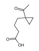 Cyclopropanebutanoic acid, 1-acetyl- (9CI)结构式