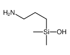 3-[hydroxy(dimethyl)silyl]propan-1-amine结构式