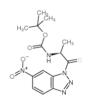 N-[(1S)-1-甲基-2-(6-硝基-1H-苯并三唑-1-基)-2-硫酮乙基]氨基甲酸叔丁酯图片