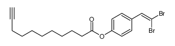 [4-(2,2-dibromoethenyl)phenyl] undec-10-ynoate Structure