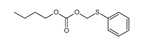 butyl ((phenylthio)methyl) carbonate Structure