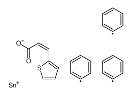 triphenylstannyl 3-thiophen-2-ylprop-2-enoate结构式