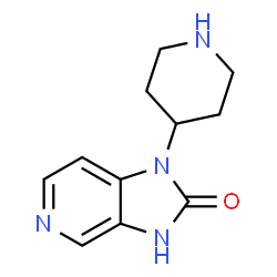 1-(piperidin-4-yl)-1H-imidazo[4,5-c]pyridin-2(3H)-one structure