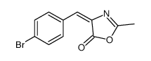 4-[(4-溴苯基)亚甲基]-2-甲基-5(4h)-噁唑酮结构式