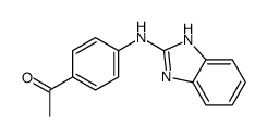 1-[4-(1H-benzimidazol-2-ylamino)phenyl]ethanone结构式