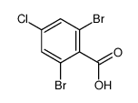 2,6-dibromo-4-chlorobenzoic acid结构式