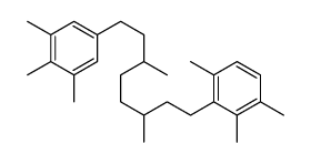 2-[3,6-dimethyl-8-(3,4,5-trimethylphenyl)octyl]-1,3,4-trimethylbenzene Structure