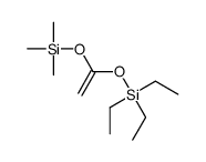 triethyl(1-trimethylsilyloxyethenoxy)silane结构式