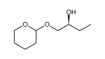 (2S)-1-(tetrahydro-2H-pyran-2-yloxy)-2-butanol结构式