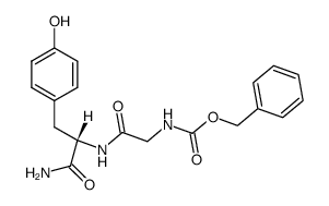 Cbz-Gly-Tyr-NH2结构式