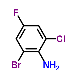2-Bromo-6-chloro-4-fluoroaniline Structure