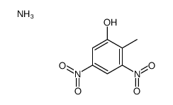 ammonium 3,5-dinitro-o-cresolate结构式