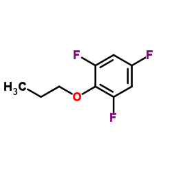 2,4,6-Trifluoro-1-n-propoxybenzene Structure