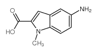 1H-Indole-2-carboxylicacid,5-amino-1-methyl-(9CI) structure