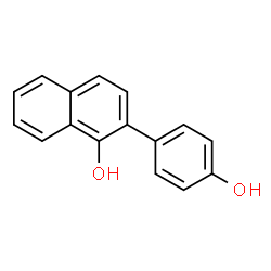 1-Naphthalenol,2-(4-hydroxyphenyl)-(9CI) Structure