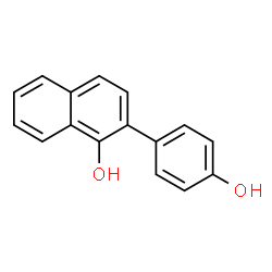 1-Naphthalenol,2-(4-hydroxyphenyl)-(9CI) structure