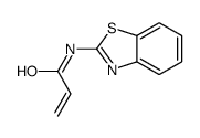 2-Propenamide,N-2-benzothiazolyl-(9CI) structure