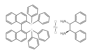 二氯[(R)-(+)-2,2′-二(二苯基膦)-1,1′-联萘基][(1R,2R)-(+)-1,2-二苯基乙二胺)钌(II)图片
