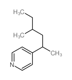 Pyridine,4-(1,3-dimethylpentyl)- structure