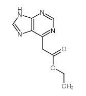 9H-Purine-6-aceticacid, ethyl ester structure