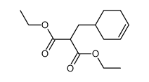 Diethyl-2-(3-cyclohexen-1-yl)-ethan-1,1-dicarboxylat结构式