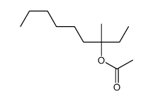 1-ethyl-1-methylheptyl acetate结构式
