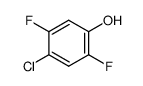 Phenol,4-chloro-2,5-difluoro-结构式