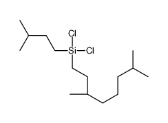 dichloro-[(3S)-3,7-dimethyloctyl]-(3-methylbutyl)silane结构式