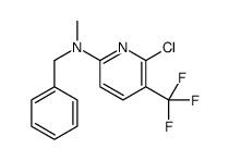 N-benzyl-6-chloro-N-methyl-5-(trifluoromethyl)pyridin-2-amine结构式