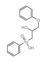 2-Propanol,1-(hydroxyphenylarsino)-3-phenoxy-, As-oxide (8CI)结构式