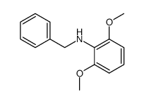 N-BENZYL-2,6-DIMETHOXYBENZENAMINE structure