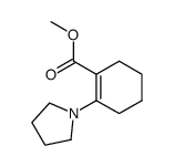 methyl 2-(1-piperidinyl) 1-cyclopentenecarboxylate Structure
